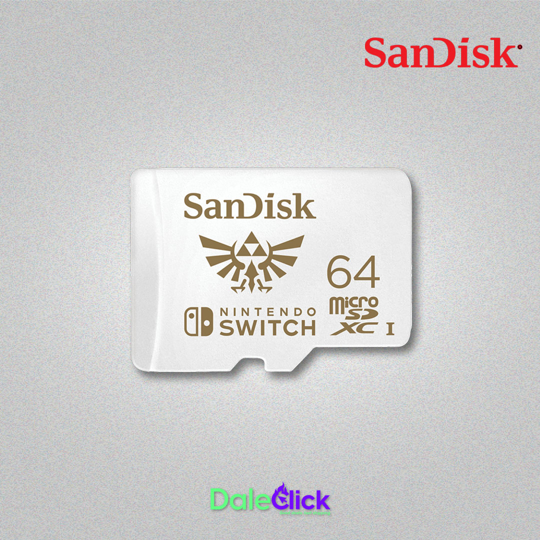 Memoria SD para Nintendo Switch - Edición Zelda - 64 GB